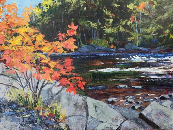Standing by the River II by Holly Friesen