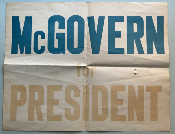 McGovern for President by political campaign
