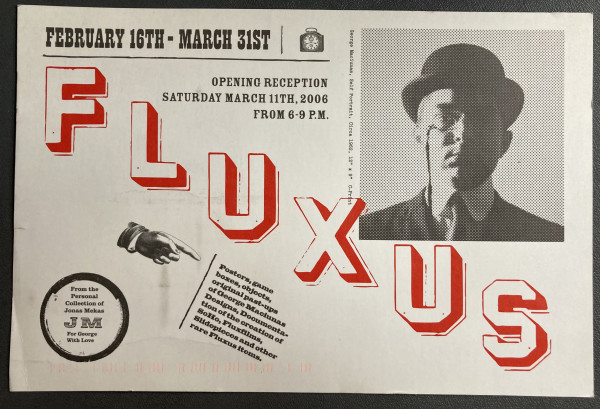 Fluxus show card by Fluxus