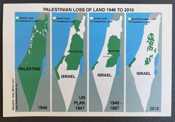Palestinian Loss of Land 1946-2010 by People's Voice