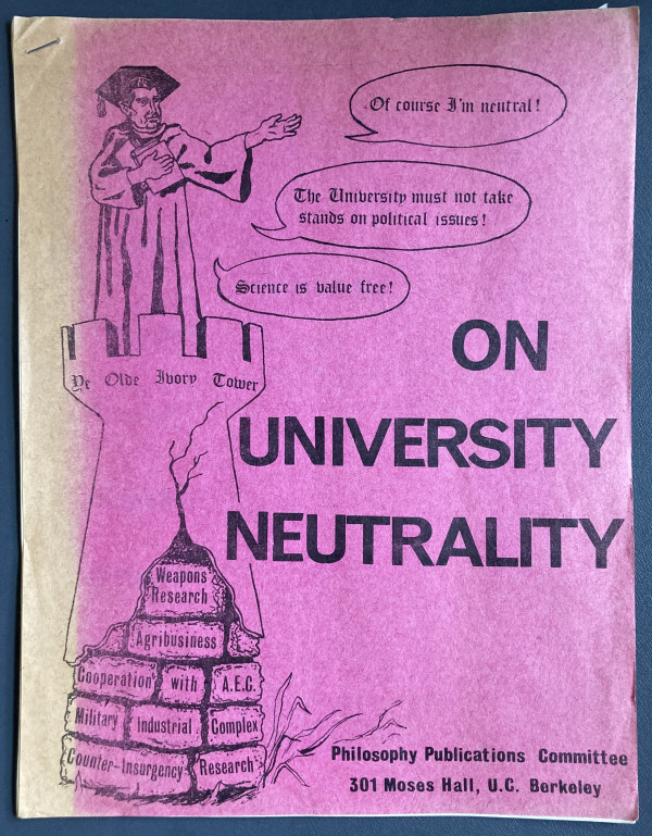 On University Neutrality by University of California, Berkeley