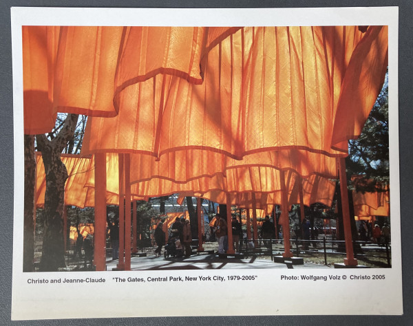 "The Gates, Central Park. New York City, 1979-2005" Photographs by Christo and Jeanne-Claude