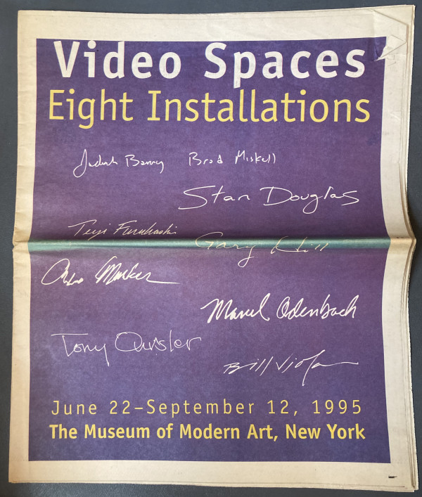 Video Spaces: Eight Installation by Museum of Modern Art