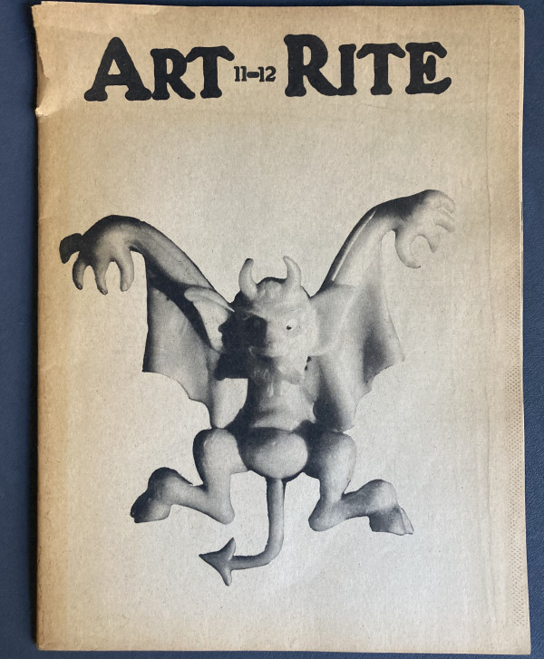 Art-Rite 11-12 (cover: Ed Ruscha) by Ed Ruscha