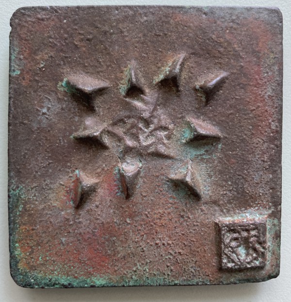 bronze tile by Paolo Soleri