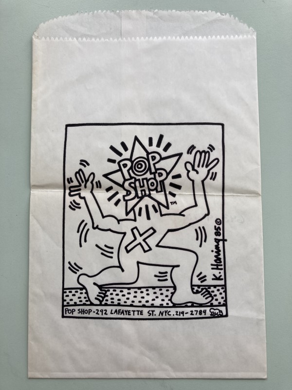 Pop Shop bag by Keith Haring