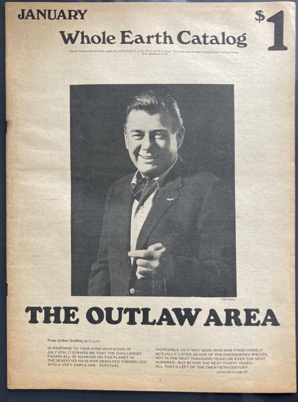 The Outlaw Area (January) by Whole Earth Catalog