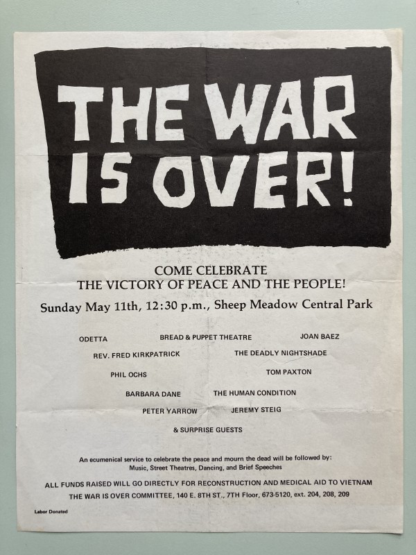 The War Is Over by Bread and Puppet Theatre