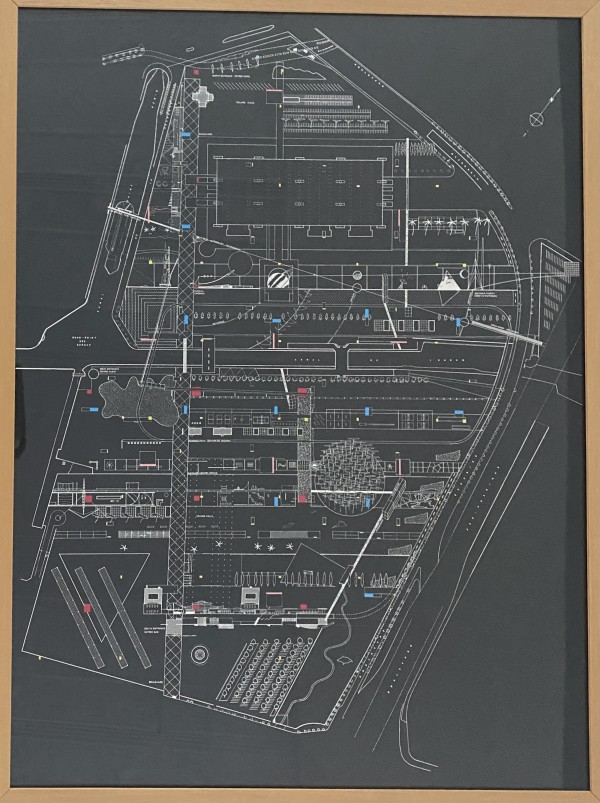 Parc de la Villette Site Plan by Rem Koolhaas
