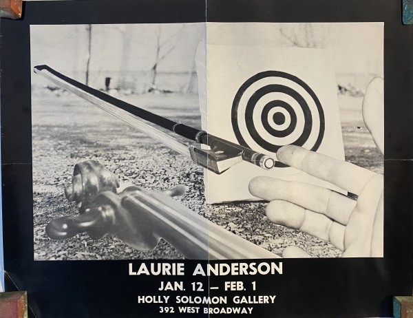 Laurie Anderson, Jan 12–Feb 1, Holly Solomon Gallery by Laurie Anderson