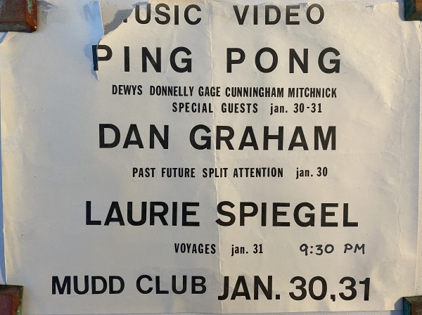Music Video, Ping Pong, Dan Graham, Laurie Spiegel by Dan Graham
