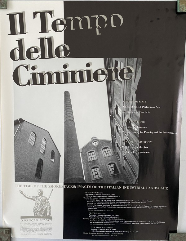 ll Tempo delle Ciminiere Exhibition Poster by John Luttropp