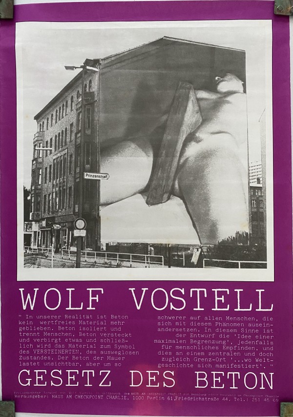 Gesetz des Beton by Wolf Vostell