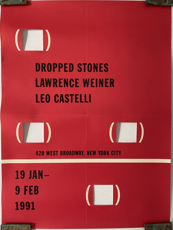 Dropped Stones by Lawrence Weiner