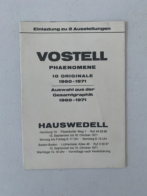 Vostell, Phaenomene by Wolf Vostell