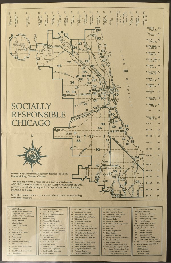 Socially Responsible Chicago by Architects/Designers/Planners for Social Responsibility, Chicago Chapter