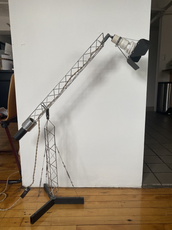 Crane Lamp by Curtis Jeré