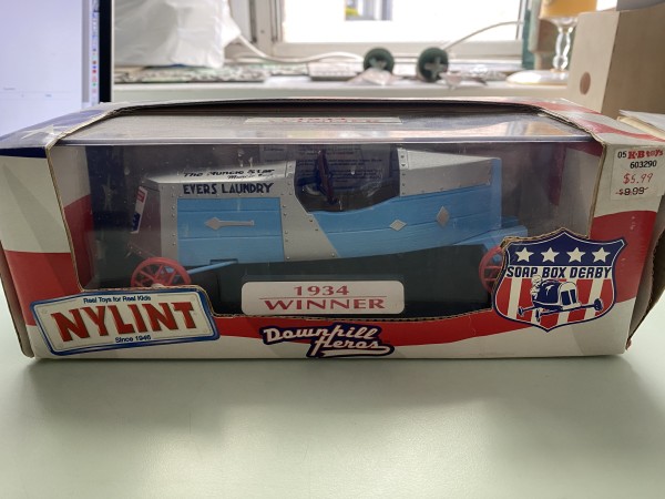 1934 Soap Box Derby Winner The Muncie Star Evers Laundry Diecast Model by Nylint
