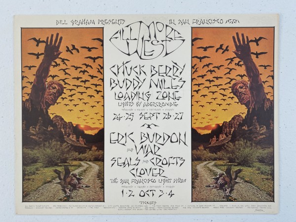 Bill Graham presents in San Francisco: Chuck Berry, Buddy Miles, Loading Zone by David Singer