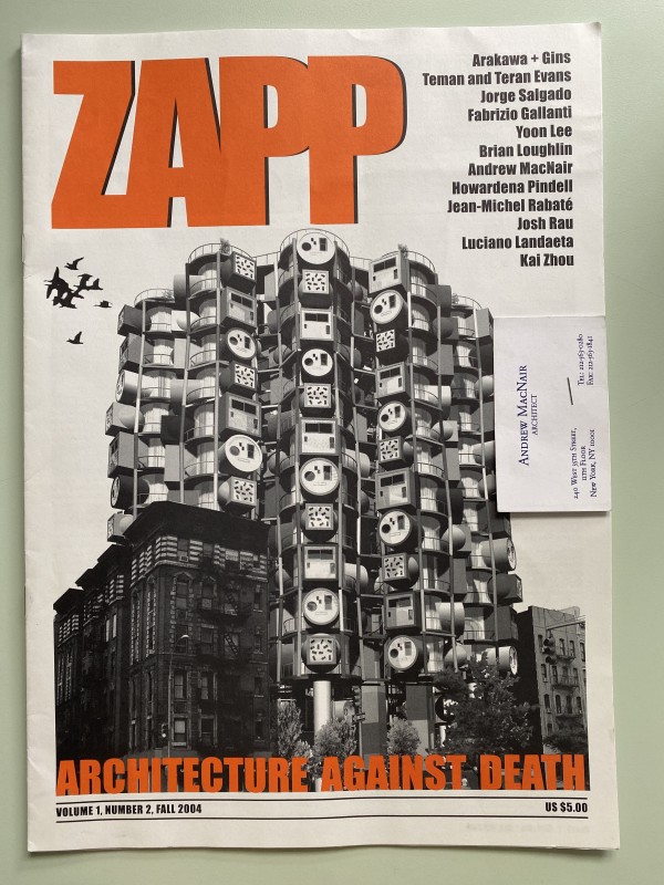 ZAPP Volume 1, Nos. 2 (Fall 2004) and 3 (Spring 2005) by Andrew MacNair, Ed.