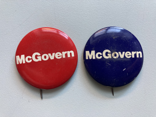 George McGovern Buttons by political campaign
