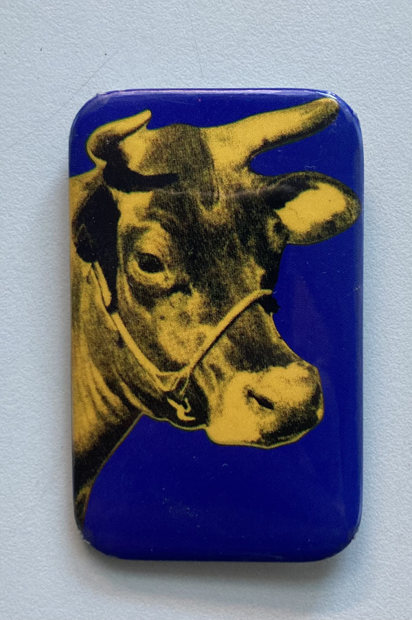 Andy Warhol Cow Button by Museum of Modern Art