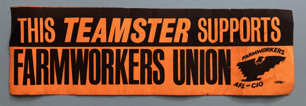 This Teamster Supports Farmworkers Union bumper sticker by United Farm Workers AFL CIO