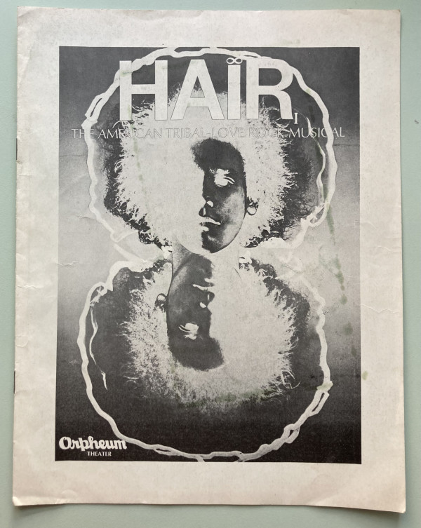 Hair Program by Orpheum Theater