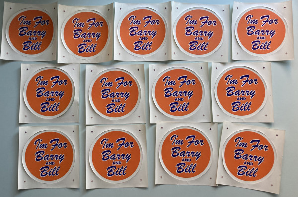 Barry Goldwater campaign decals by political campaign