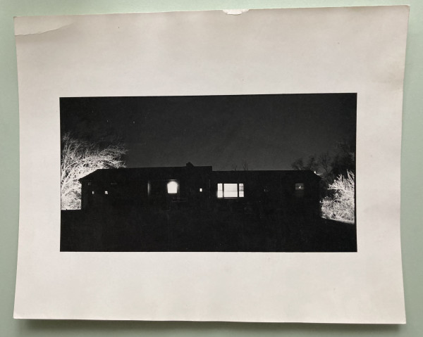 untitled photograph of a house at night by photographs unknown