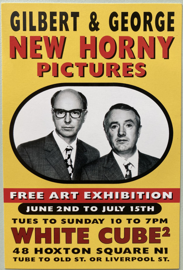 New Horny Pictures invite by Gilbert & George