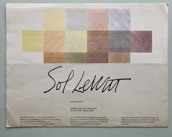 Prints poster Stedelijik by Sol Lewitt