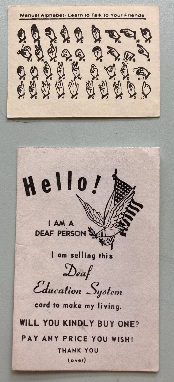 Deaf Education System Charity Cards by misc. unknown