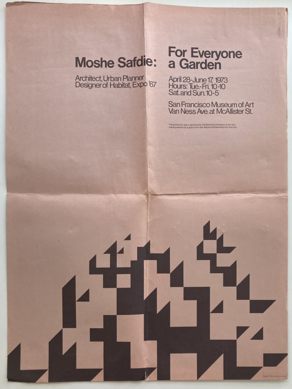 For Everyone A Garden poster by Moshe Safdie