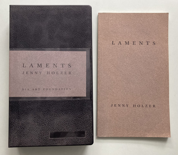 Laments by Jenny Holzer