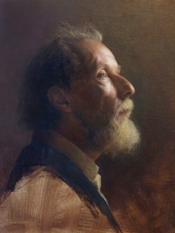 Jeff in Profile by Laura Tundel
