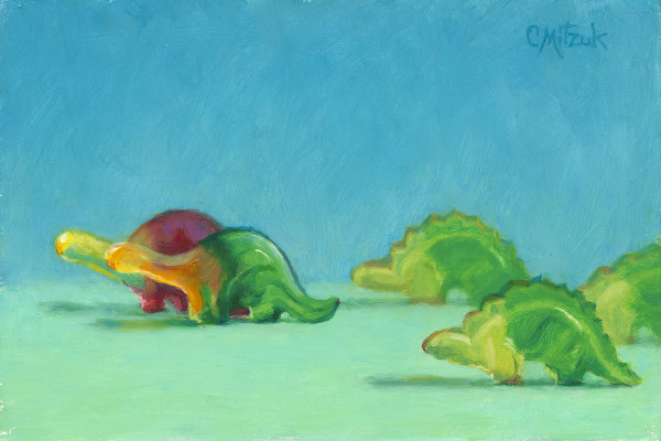 Gummie Dino Procession by Christine Mitzuk
