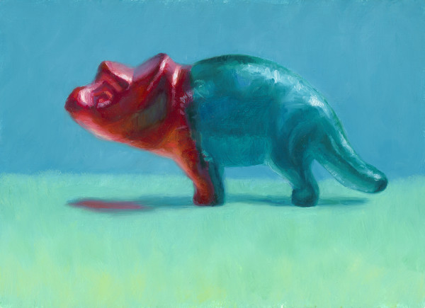 Gummie Triceratops by Christine Mitzuk