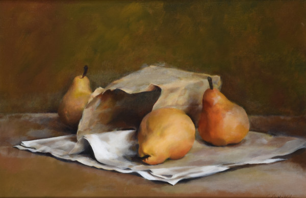 Pears and Paper by Judy Buckvold