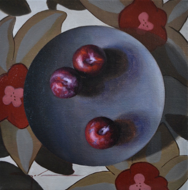 Three Plums II by Andy Sjodin