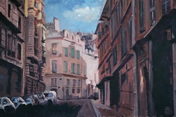Rue du pré aux clercs, Paris by Jean-Pierre Jacquet