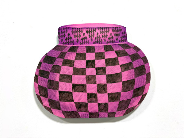 Covered Geometric Alabastron by Cat Rigdon
