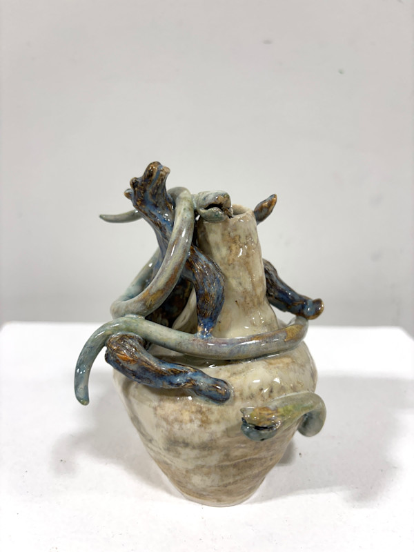 Beast Battle Vase by Cat Rigdon, Image 1.