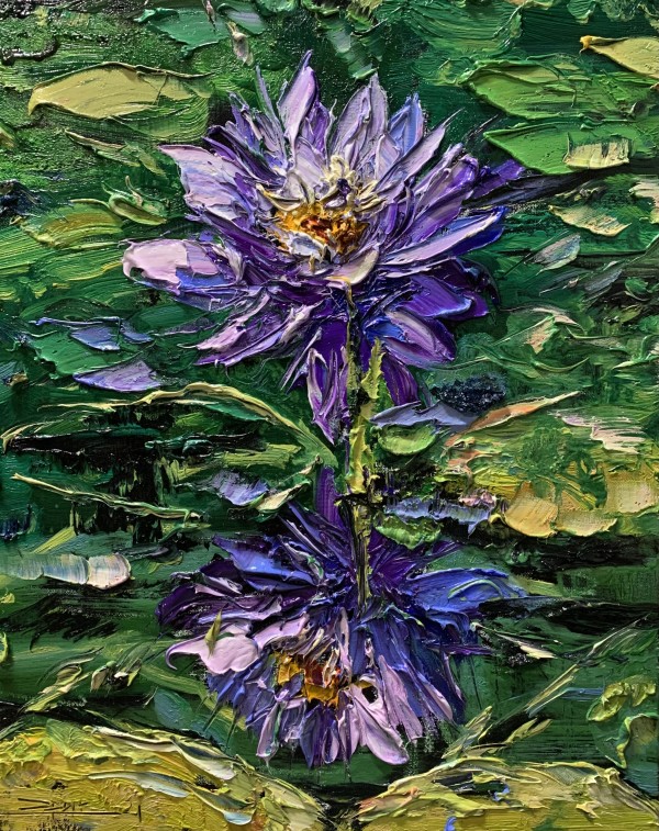 Violet flower 02