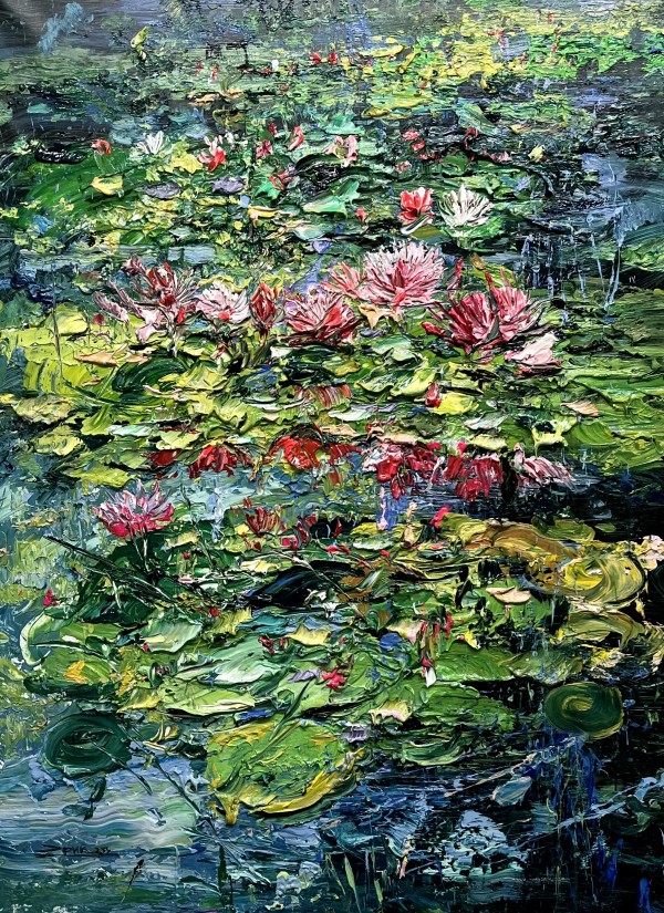 Blooming pond by Eric Alfaro