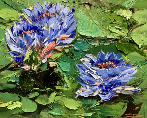 Blue lilies 03