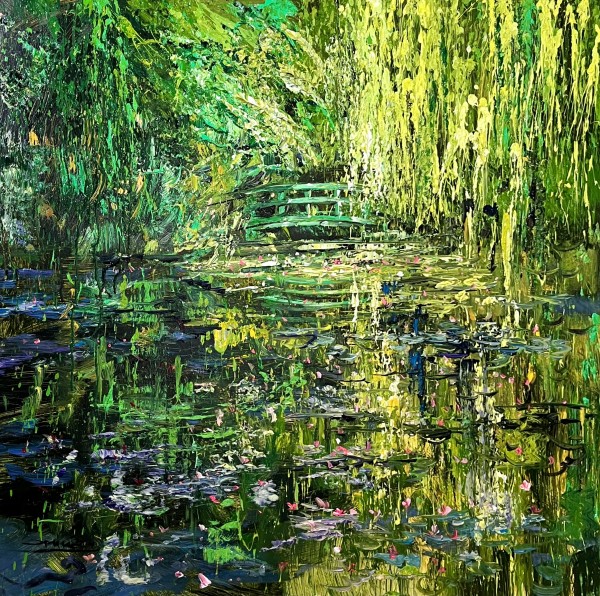 Willows in the lake by Eric Alfaro