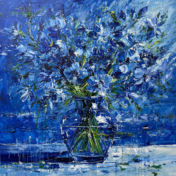 Branches in blue by Eric Alfaro