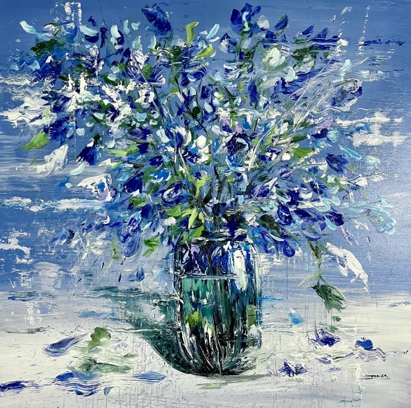 Blue petals by Eric Alfaro