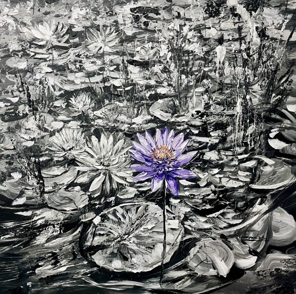 Lilac lotus by Eric Alfaro